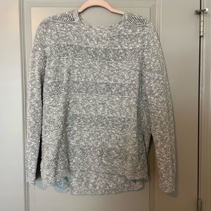 Gray oversized sweater